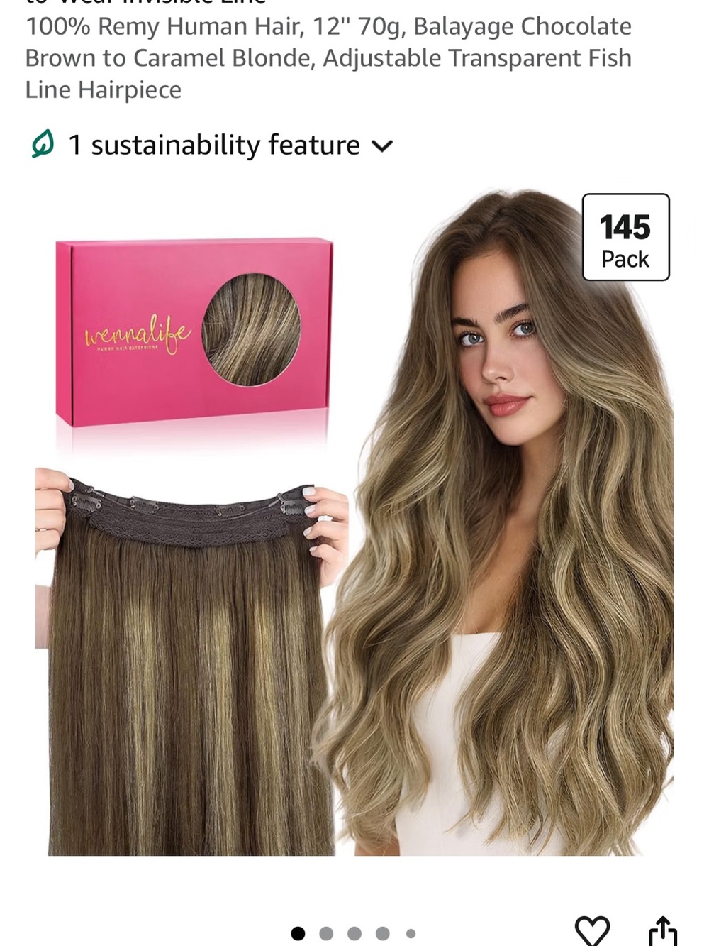 Wennalife Clip in Hair Extensions
